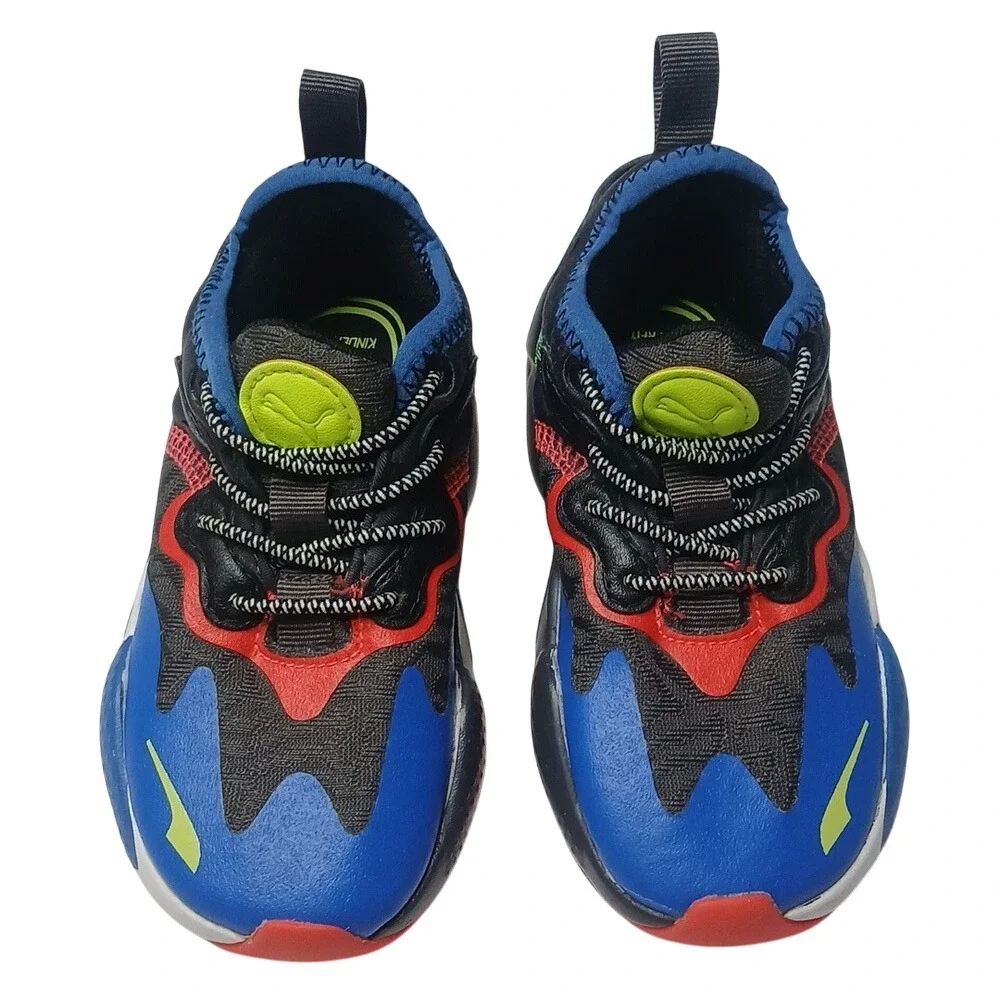 Puma RS-Z Sneakers Kids 8C Blue Black Red‎ Chunky Running Shoes 375868-02